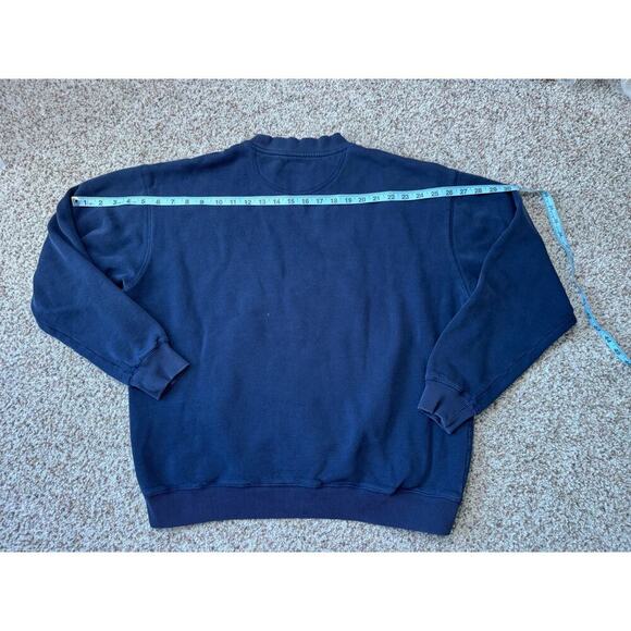 Vintage FILA Sweatshirt, Navy Blue, 80's/90's, Size LG Crew Neck; - Picture 5 of 10